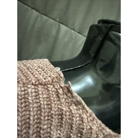 Pink Rose Sweater Womens Small Dusty Rose Soft Pullovers V-neck Long Sleeve - Picture 6 of 16